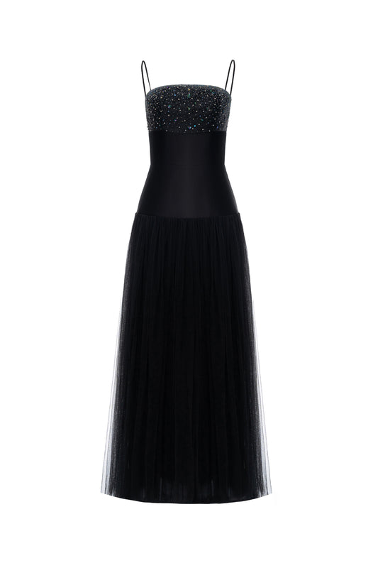 Midnight Tulle Gown