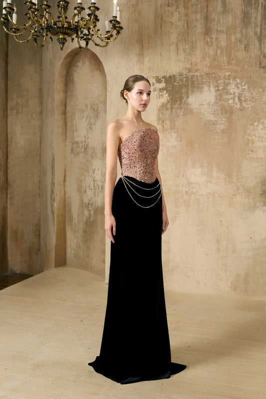 SEQUIN EMPRESS – Corset Mermaid Gown