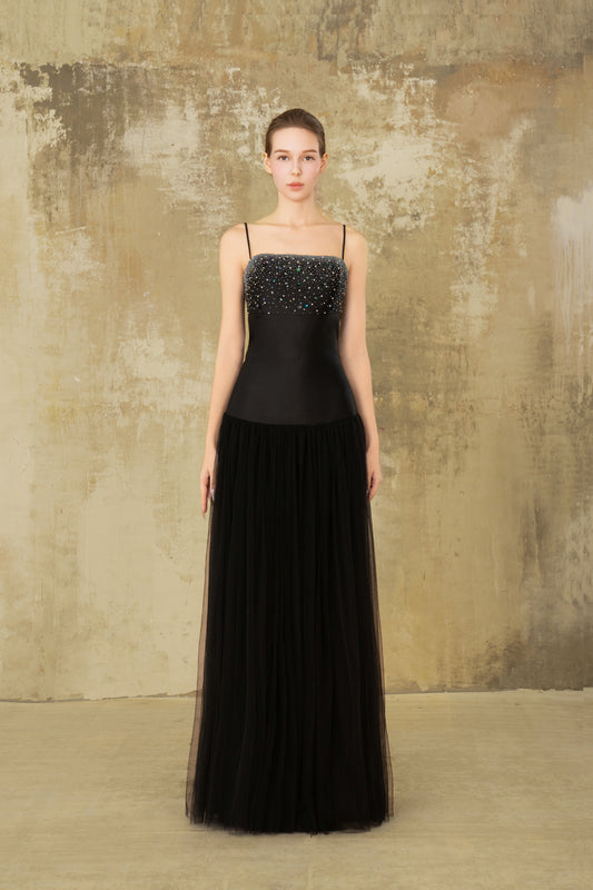Midnight Tulle Gown