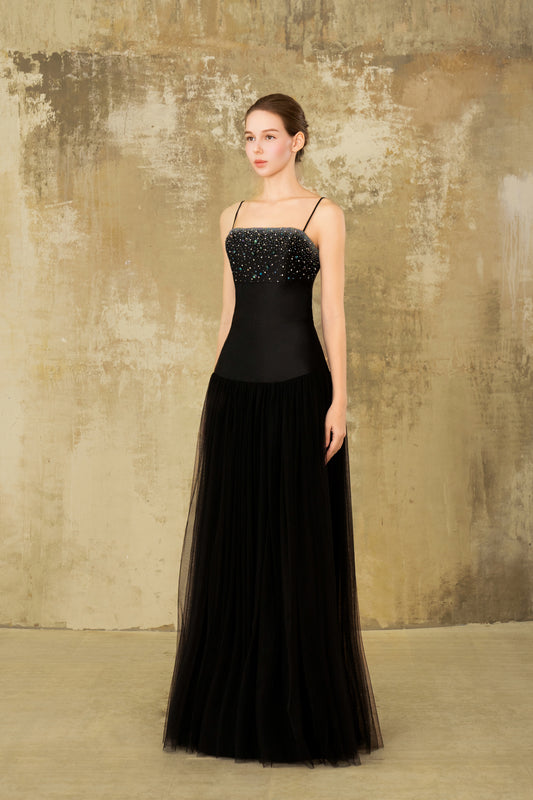 Midnight Tulle Gown
