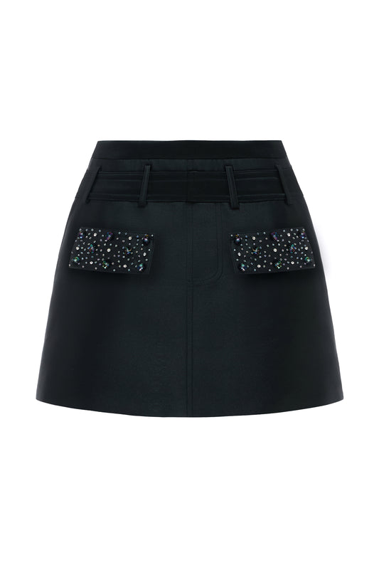 Noir Sparkle Skirt