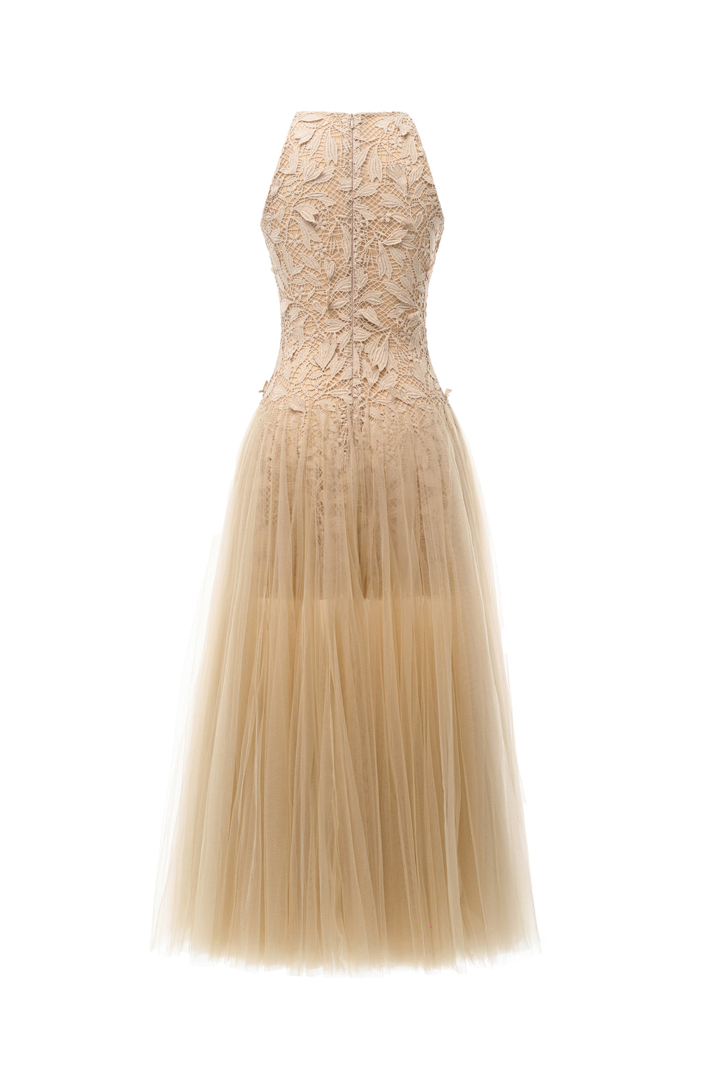 Nude Serenade Midi Dress