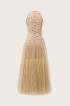 Nude Serenade Maxi Dress