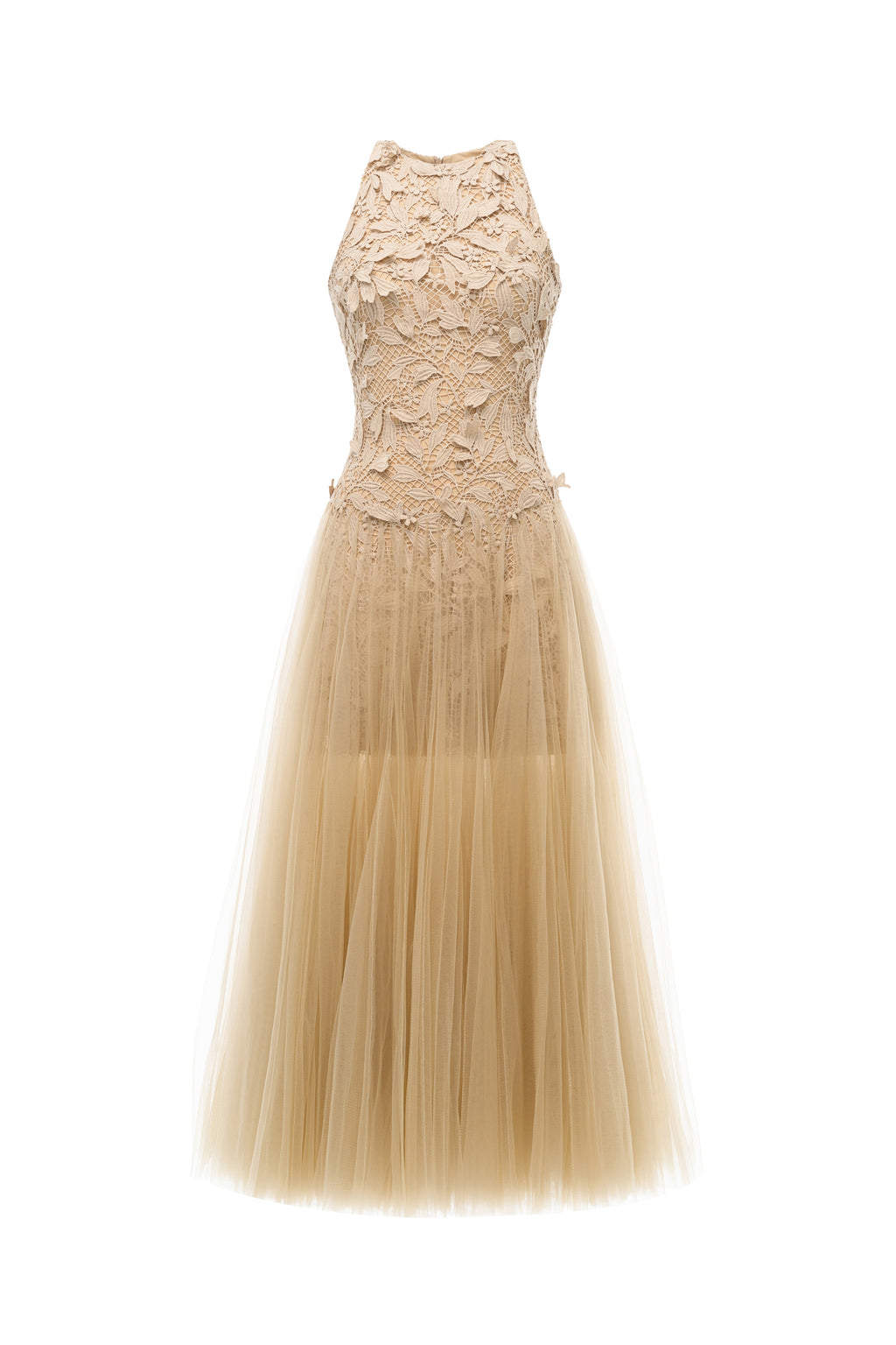 Nude Serenade Midi Dress