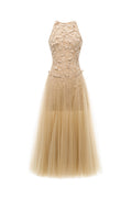 Nude Serenade Midi Dress