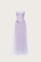 Lavender Whisper Maxi Gown