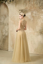 Nude Serenade Maxi Dress