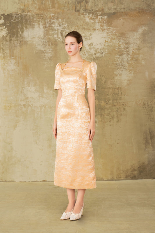 Golden Duchess Dress
