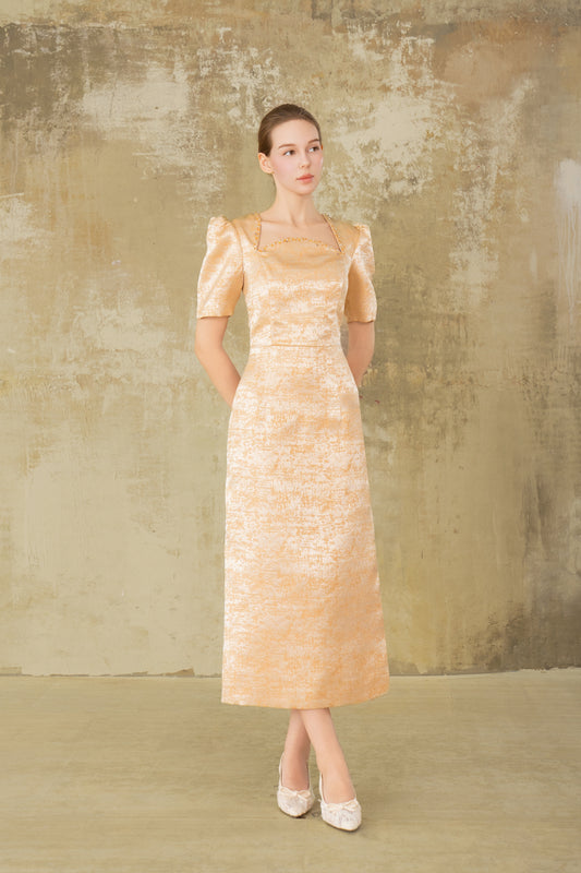 Golden Duchess Dress