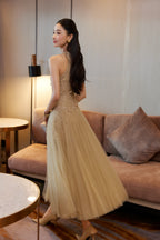 Nude Serenade Midi Dress