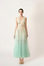 Ethereal Grace Midi Dress
