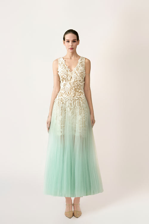 Ethereal Grace Midi Dress