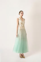 Ethereal Grace Midi Dress