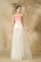 Bridal Waterfall of Blooms Maxi Dress