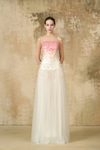 Bridal Waterfall of Blooms Maxi Dress