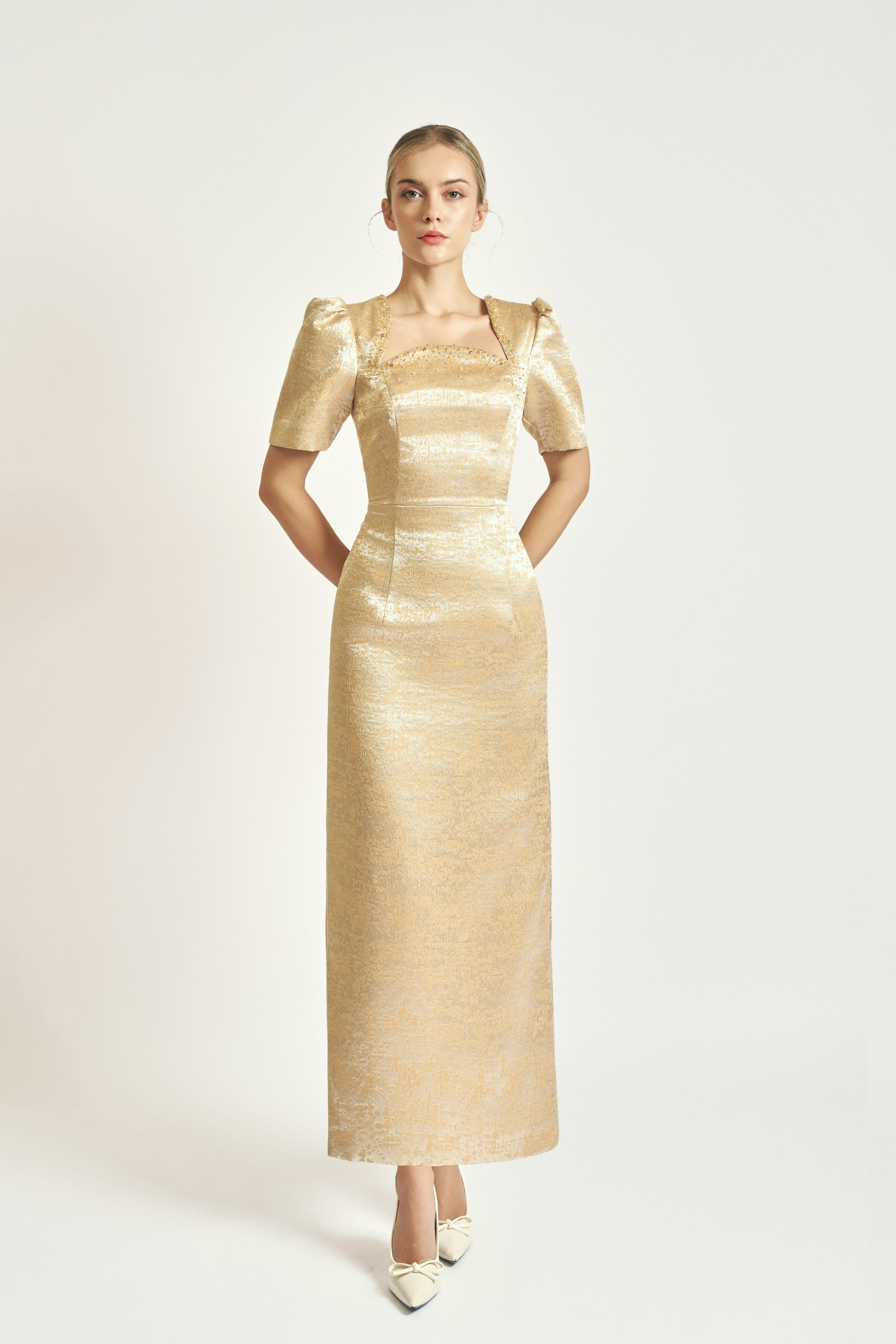 Golden Duchess Dress