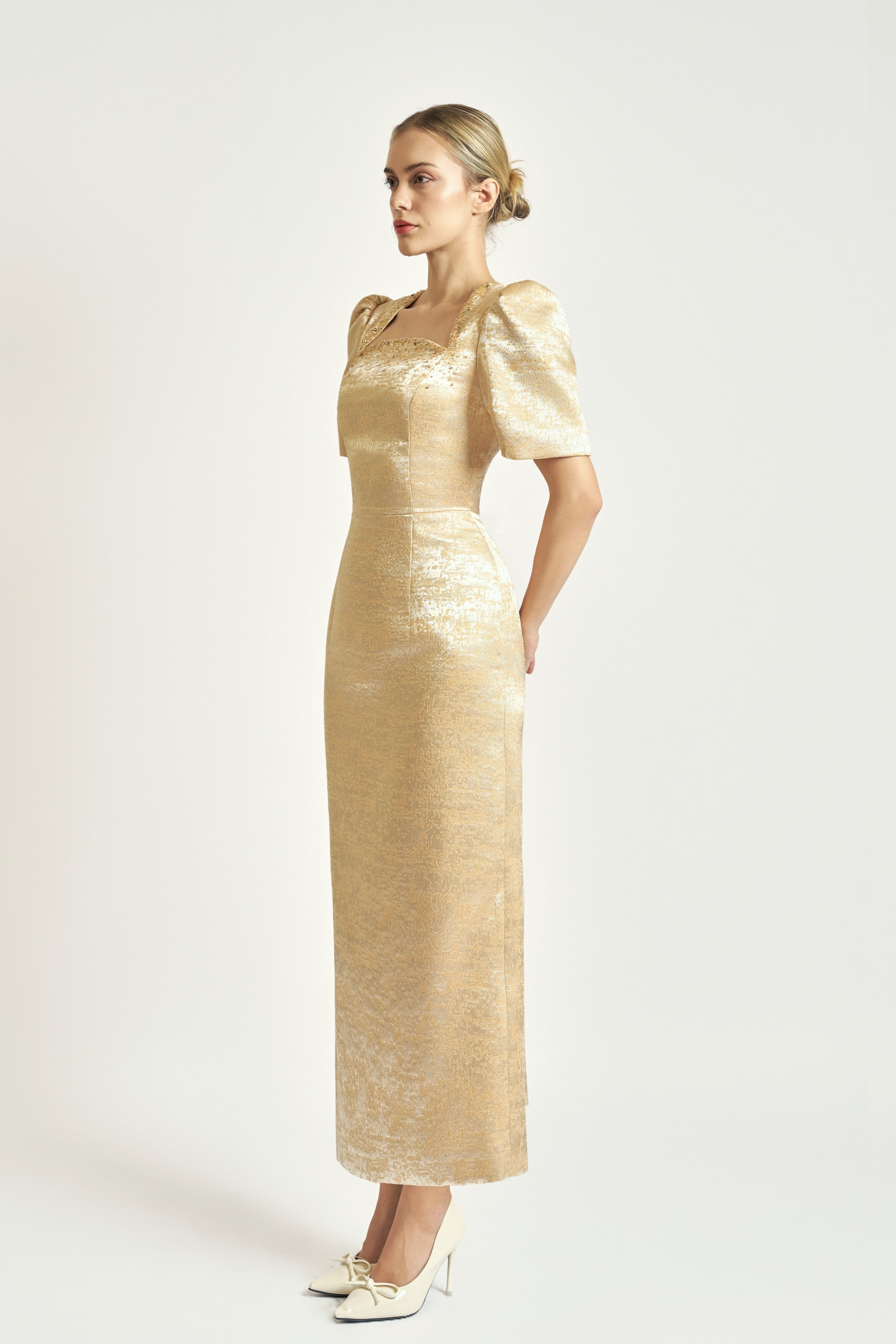 Golden Duchess Dress