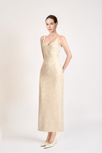 Crystal Embellished Midi Dress