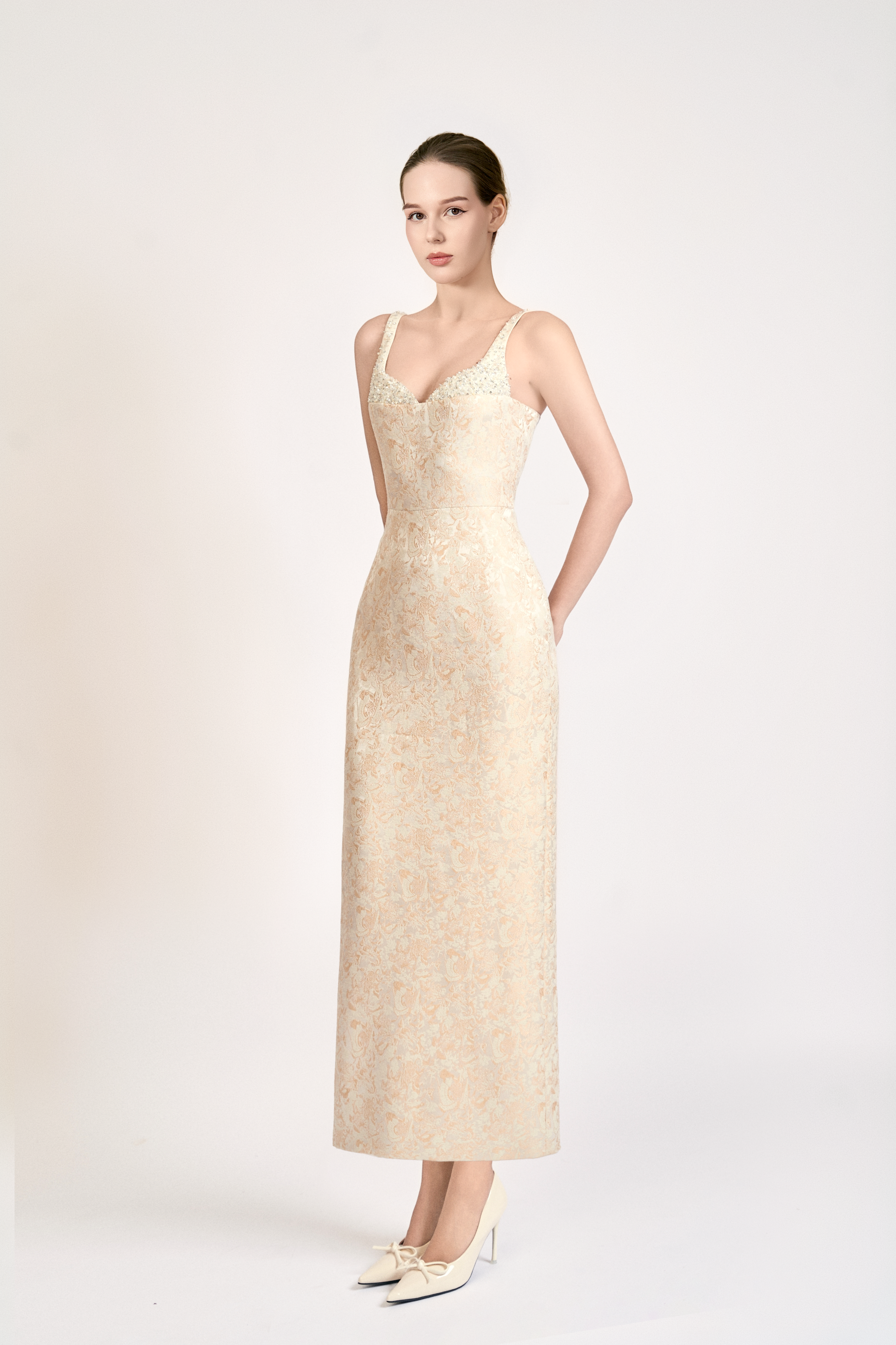 Crystal Embellished Midi