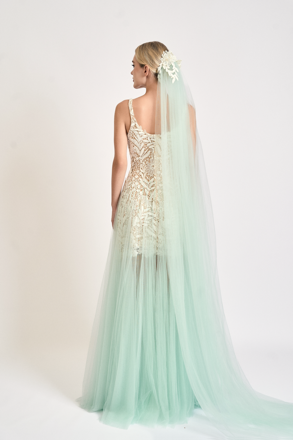 Mint Bloom Maxi Dress