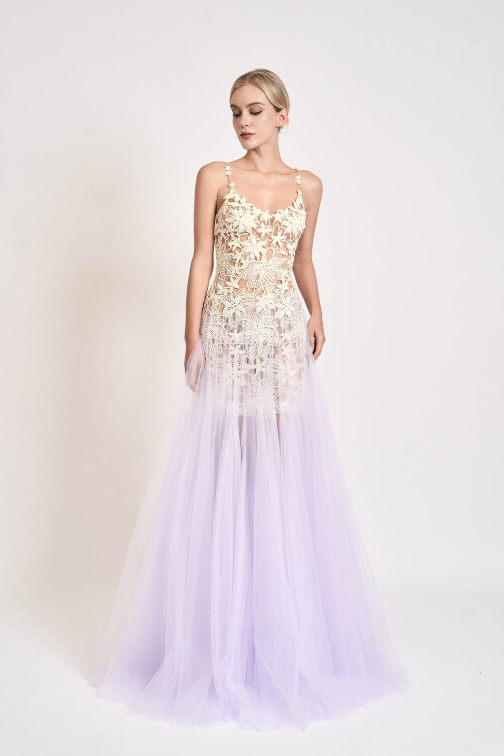 Violet Bloom Maxi Dress