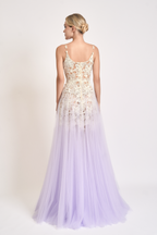 Violet Bloom Maxi Dress