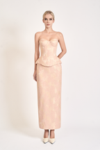 Sculpted Brocade Skirt