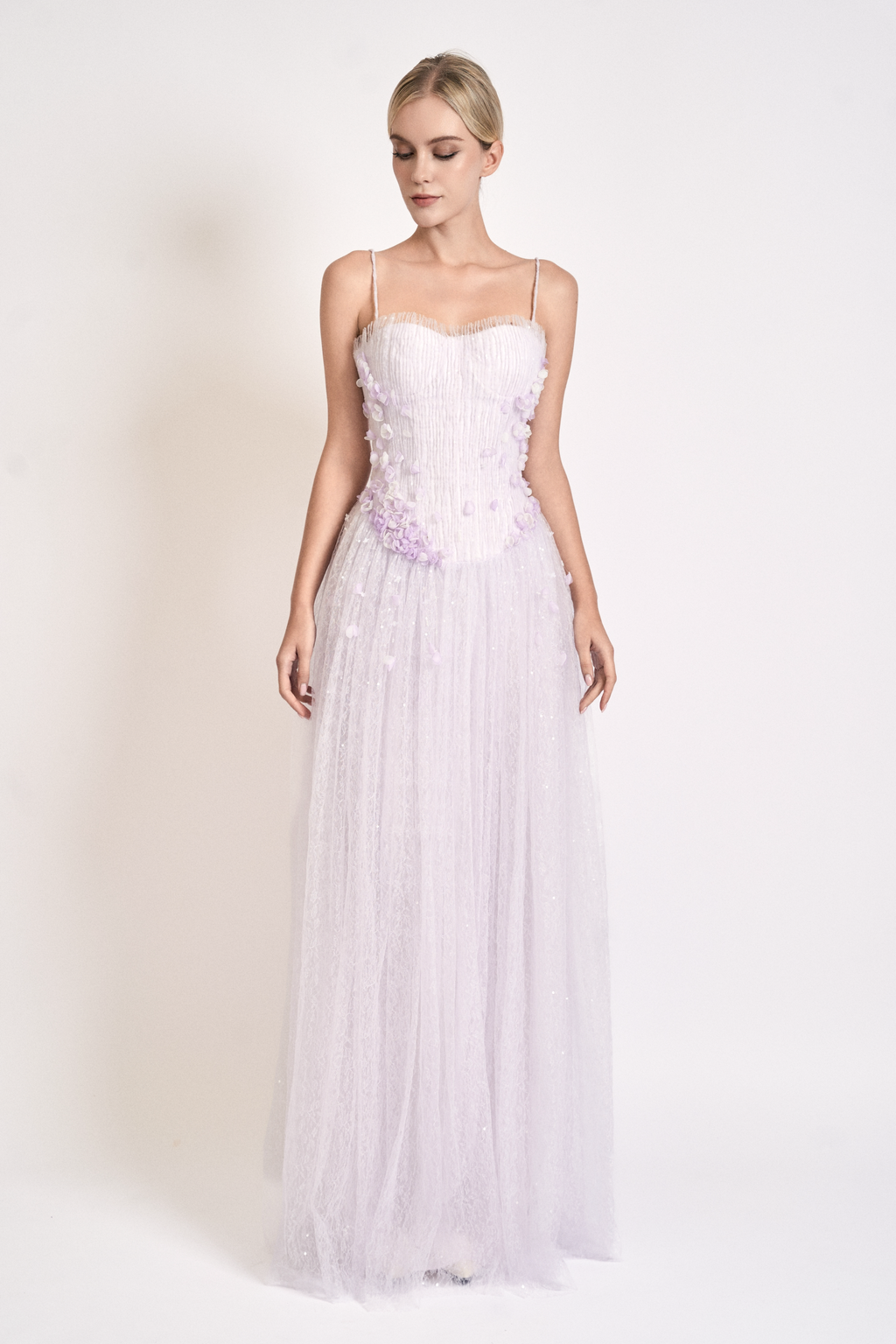 Lavender Whisper Maxi Gown