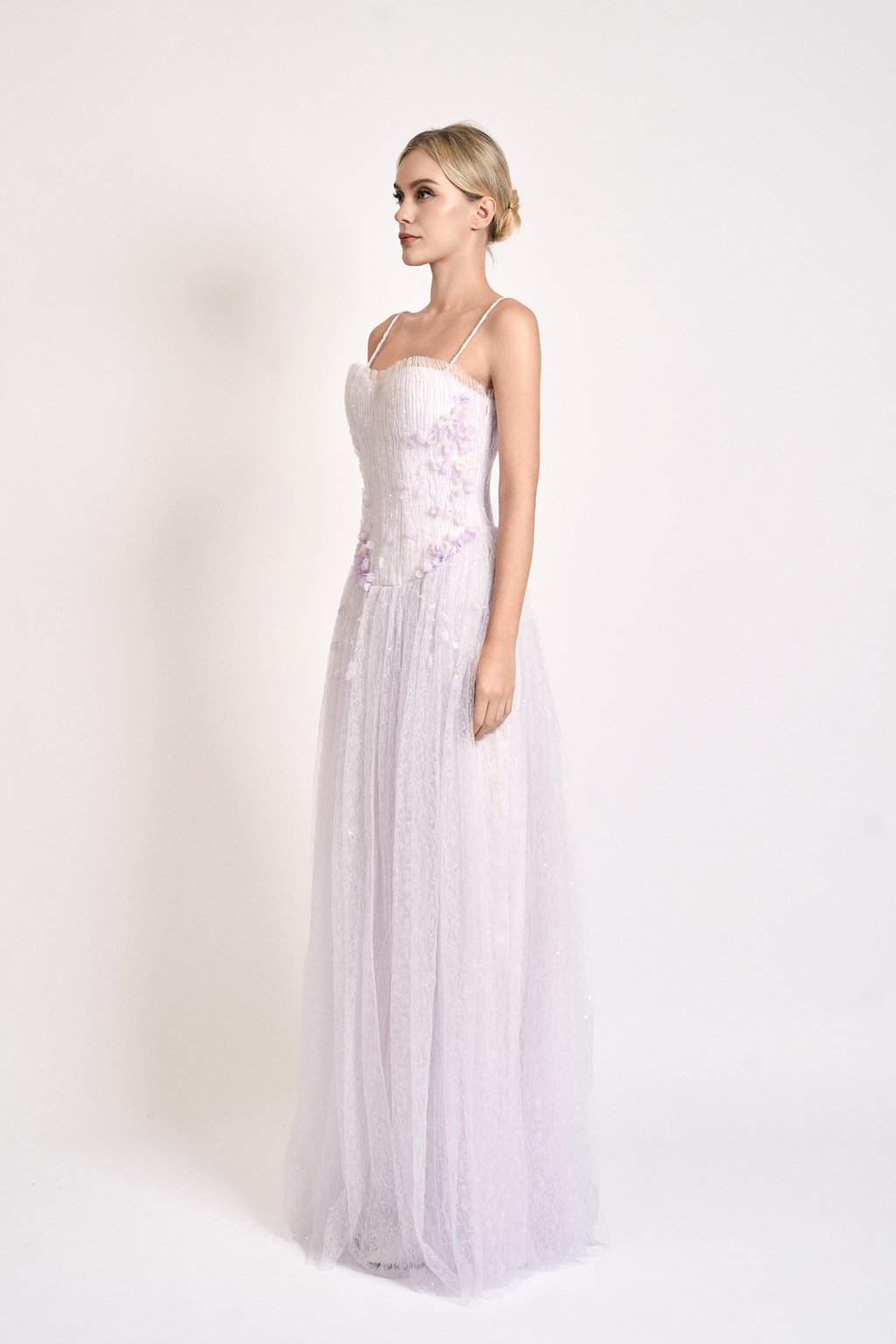 Lavender Whisper Maxi Gown