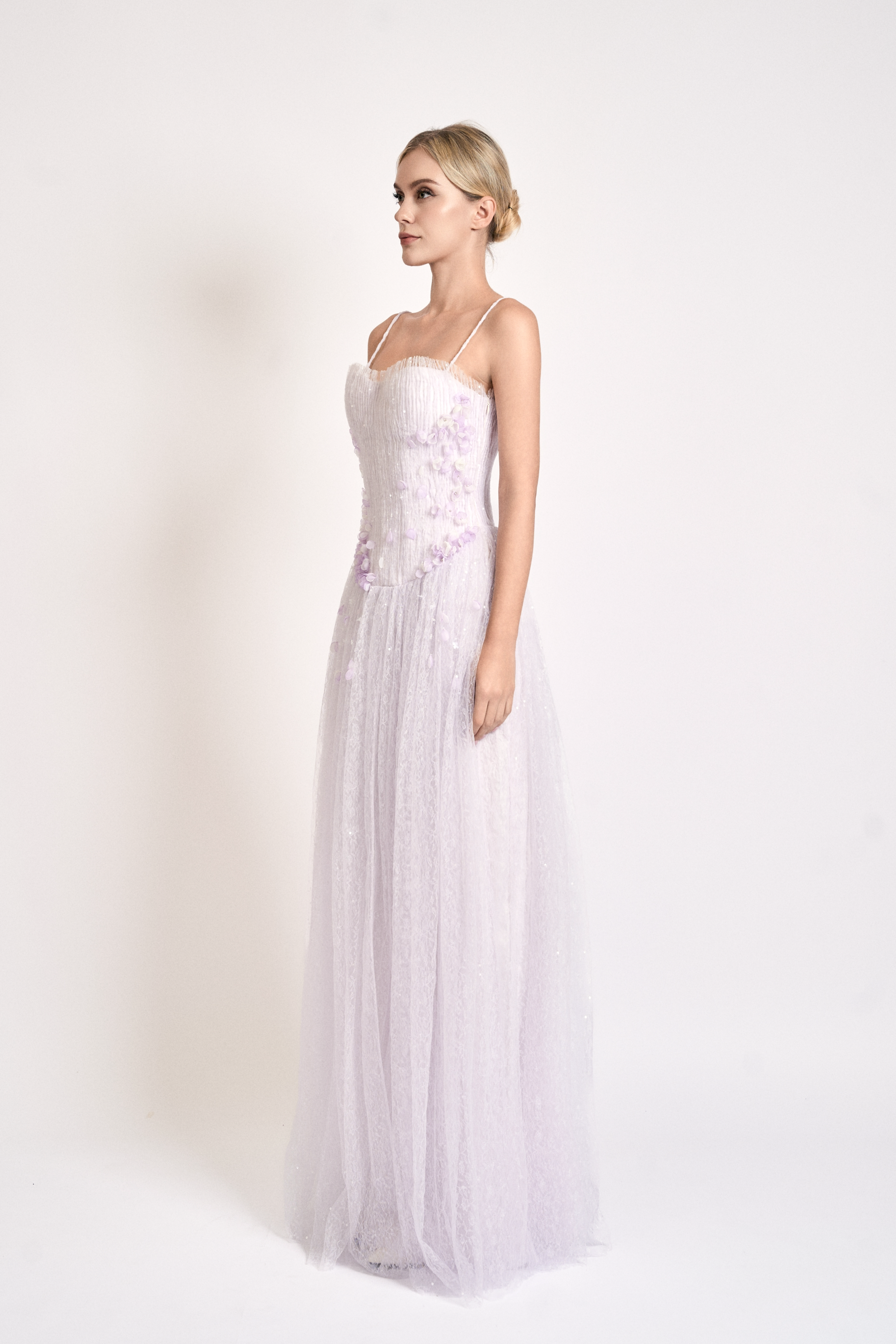 Lavender Whisper Maxi Gown