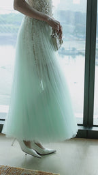 Ethereal Grace Midi Dress
