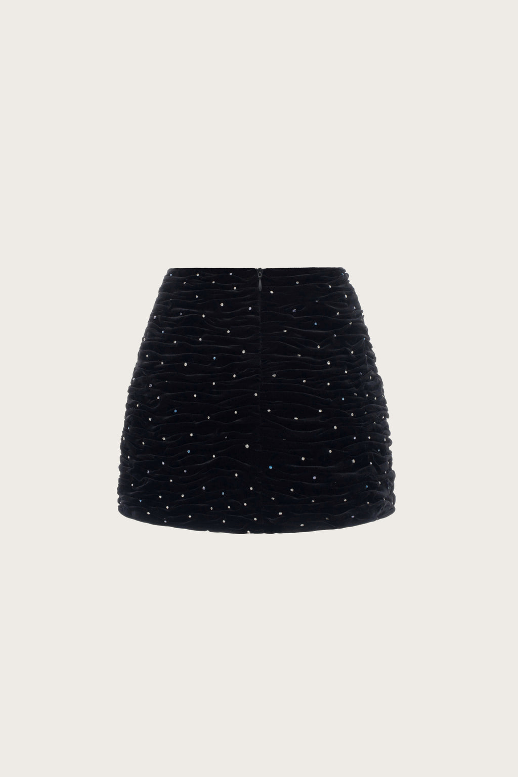 Crystal-Embellished Mini Skirt