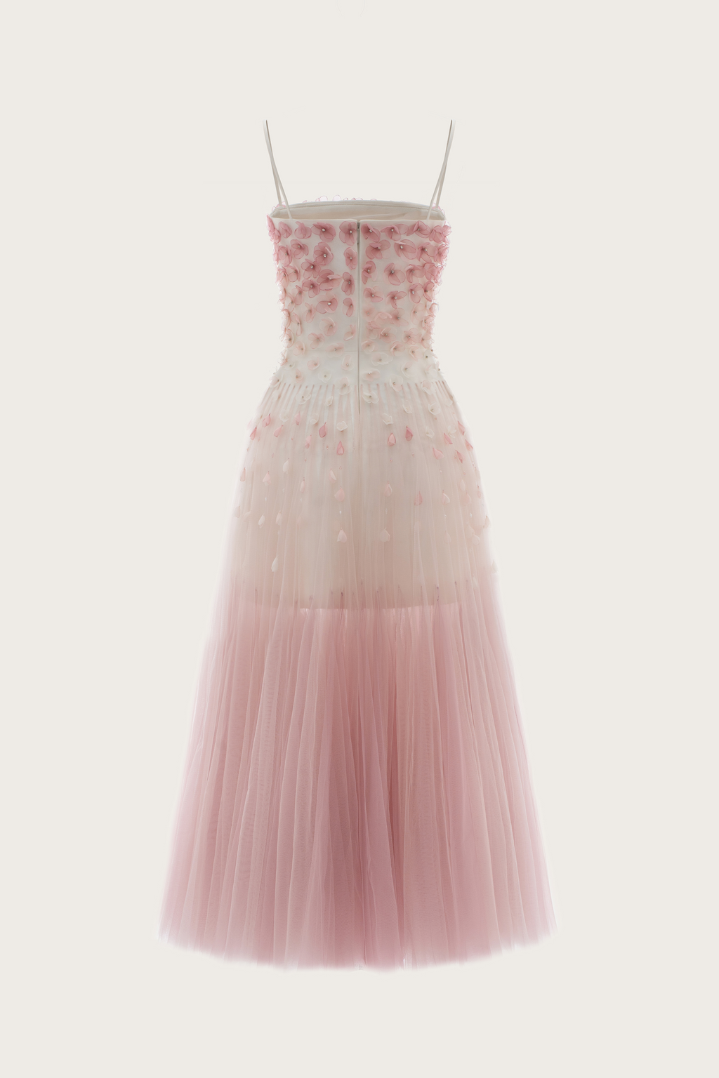 Floral Tulle Midi Dress