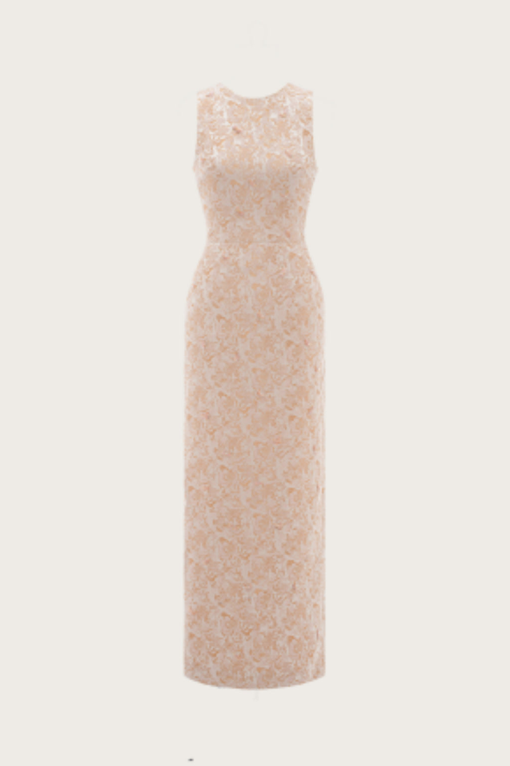 Butterfly Embellished Brocade Maxi