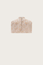 Butterfly Embellished Brocade Short Cape