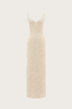 Crystal Embellished Midi Dress