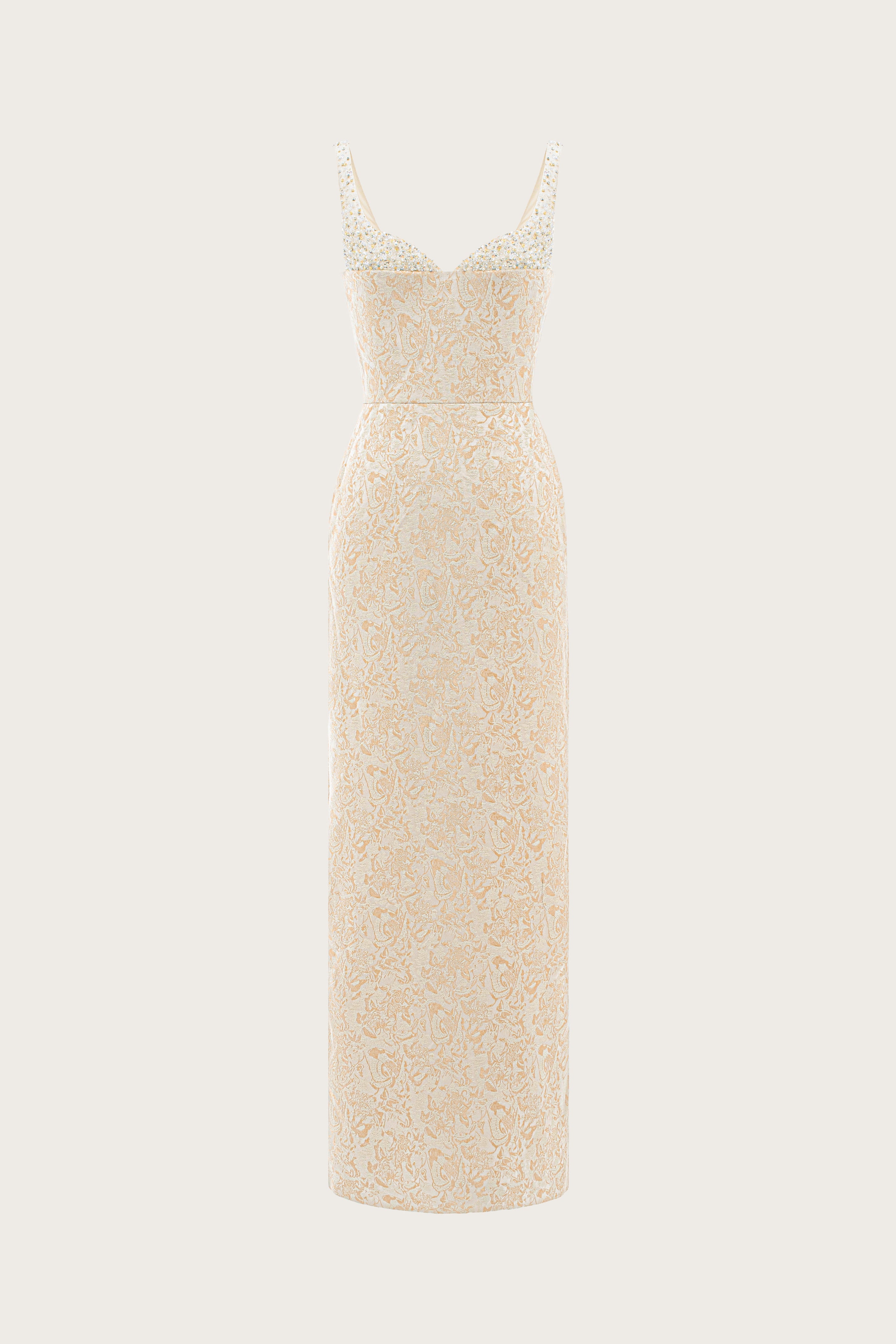 Crystal Embellished Midi