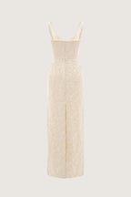 Crystal Embellished Midi Dress