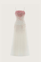 Bridal Waterfall of Blooms Maxi Dress