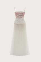 Bridal Waterfall of Blooms Maxi Dress