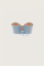 Beaded Strapless Corset Top