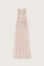 Blush Petal Shimmer Dress
