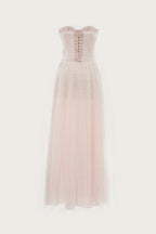 Blush Petal Shimmer Dress